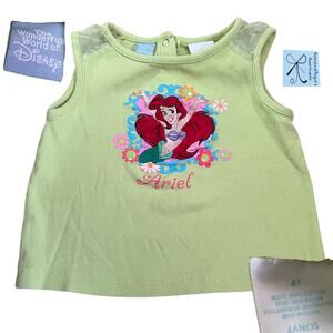 SOLD The Wonderful World of Disney The Little Mermaid Ariel Top Kids Sz 4T